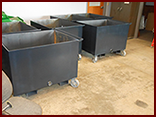 welded material bins